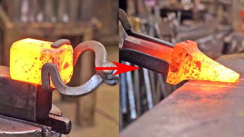 烤紅一塊鋼鍛造一個熱切削工具,成本不劃算,鍛造是享受動手樂趣
